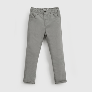 Pantalón de Gabardina Gris