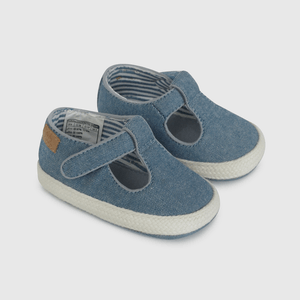 Alpargata Denim Azul de Bebé talla 14 a 18