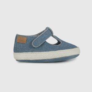 Alpargata Denim Azul de Bebé talla 14 a 18