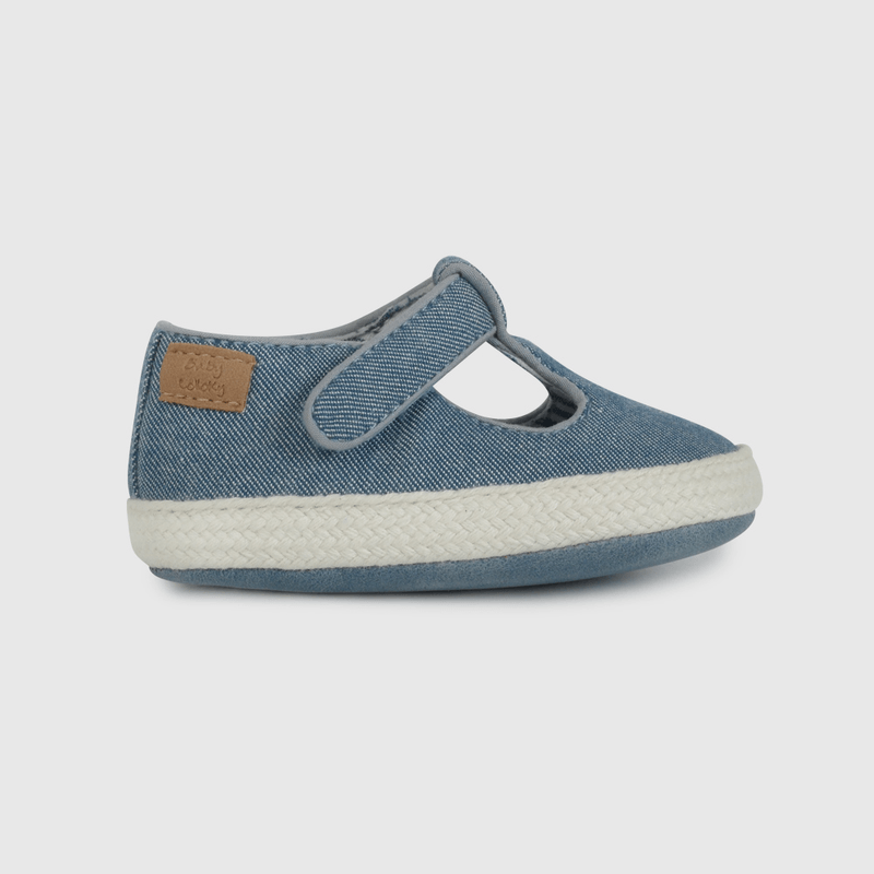 Alpargata Denim Azul de Bebé talla 14 a 18