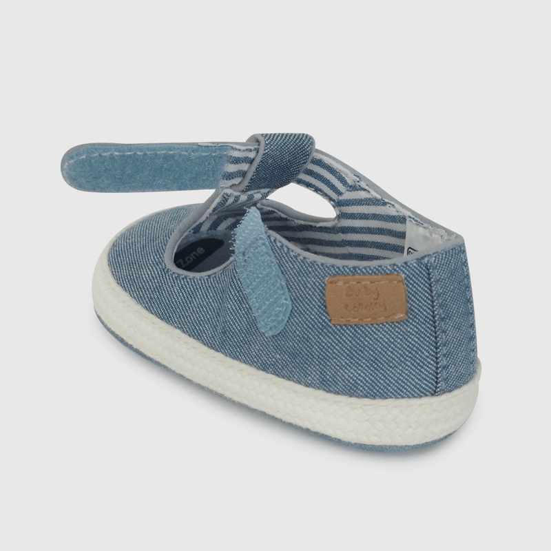 Alpargata Denim Azul de Bebé talla 14 a 18