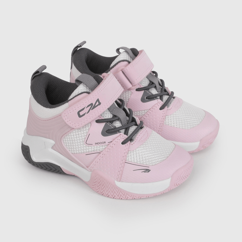 Zapatilla Deportiva Blanca Caña Alta de Caminante talla 21 a 27