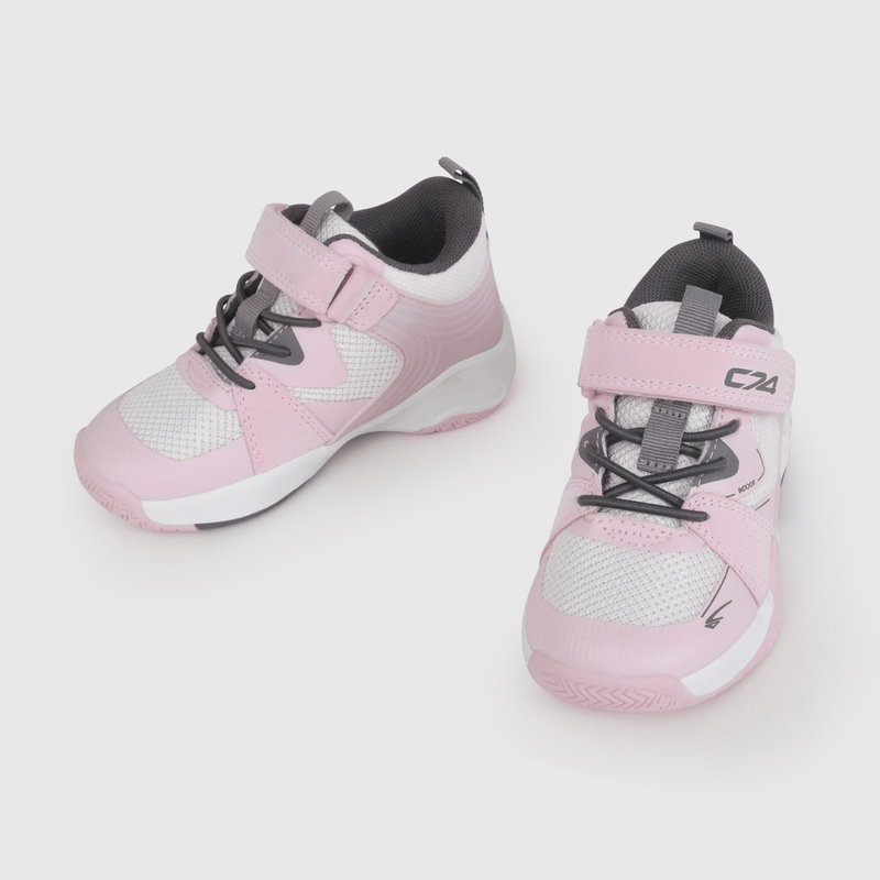 Zapatilla Deportiva Blanca Caña Alta de Caminante talla 21 a 27