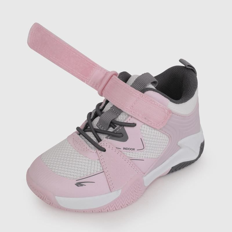 Zapatilla Deportiva Blanca Caña Alta de Caminante talla 21 a 27