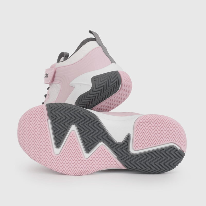 Zapatilla Deportiva Blanca y Rosado de Niño talla 28 a 38