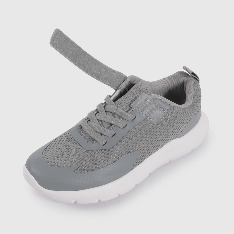 Zapatilla Deportiva Gris de Caminante talla 21 a 27