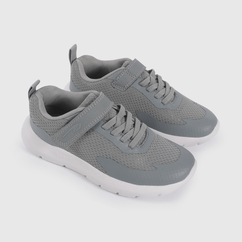 Zapatilla Deportiva Gris de Niño talla 28 a 38