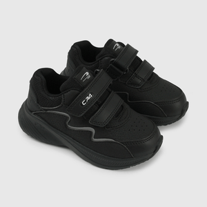Zapatilla Deportiva para Caminante Unisex Negra Talla 21 al 27