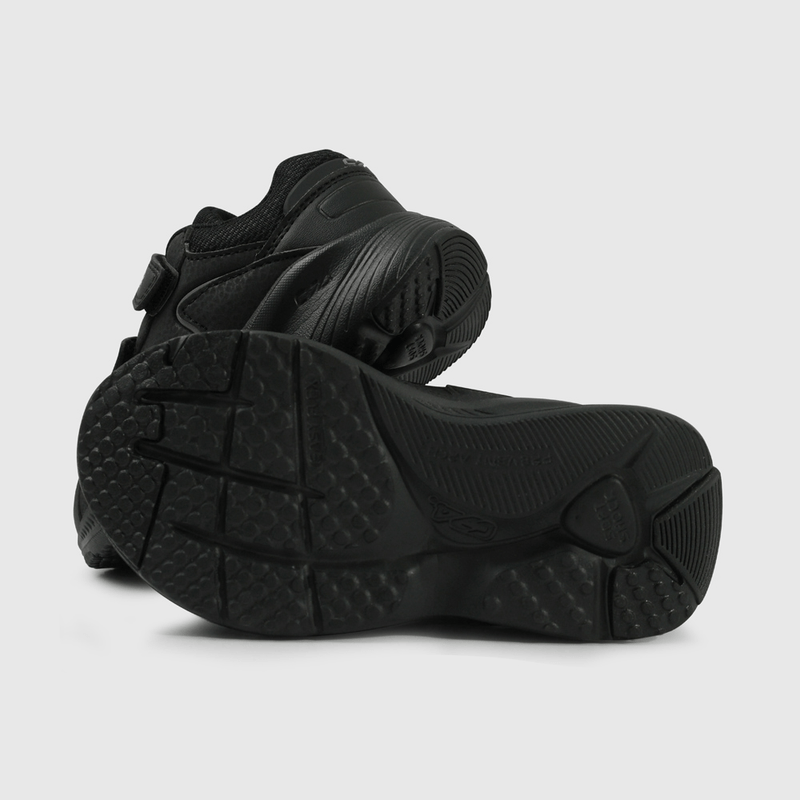 Zapatilla Deportiva para Caminante Unisex Negra Talla 21 al 27