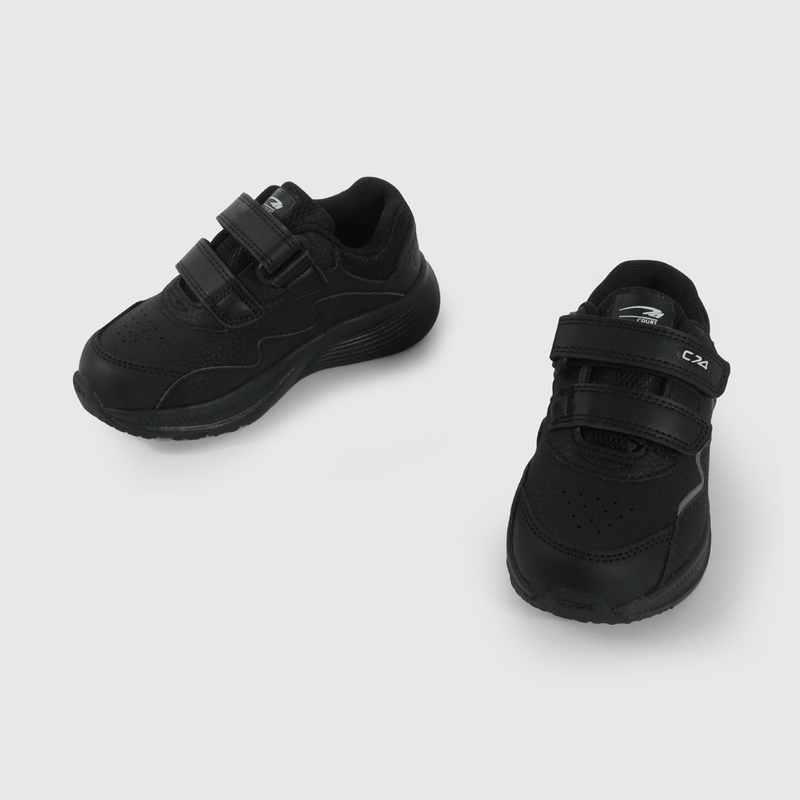 Zapatilla Deportiva para Caminante Unisex Negra Talla 21 al 27