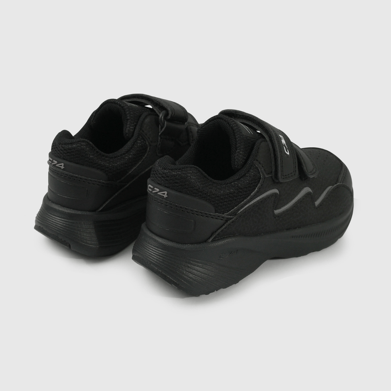 Zapatilla Deportiva para Caminante Unisex Negra Talla 21 al 27