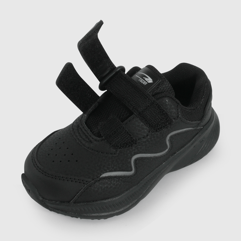 Zapatilla Deportiva para Caminante Unisex Negra Talla 21 al 27