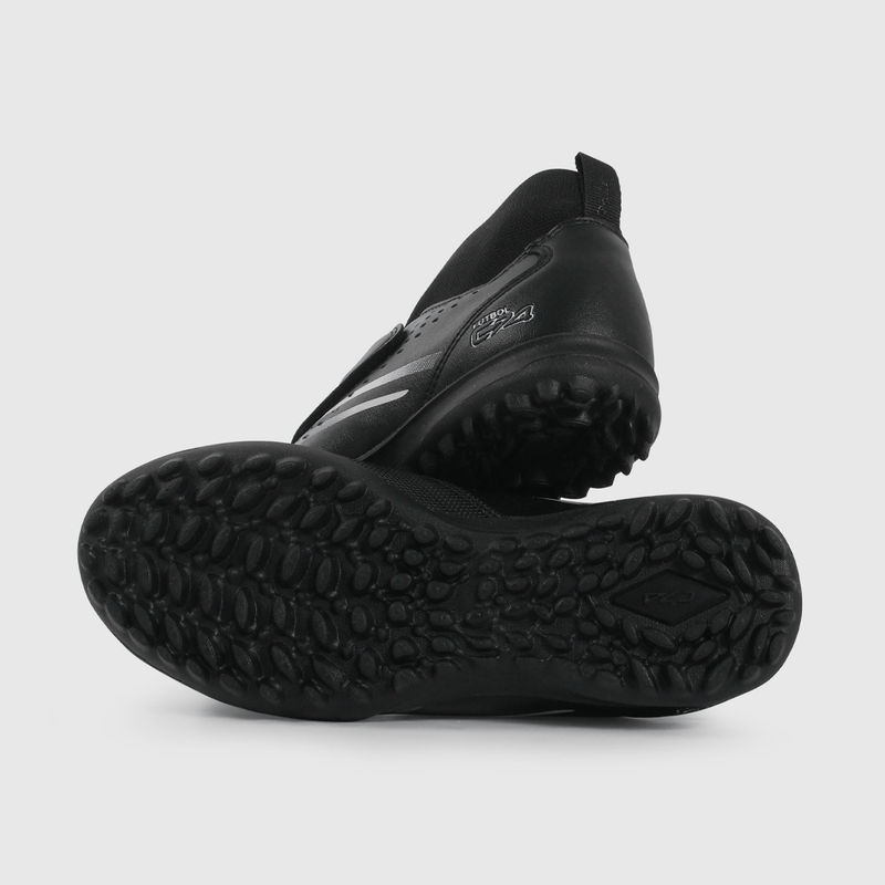 Zapatilla de Fútbol Negra de Niño talla 28 a 38