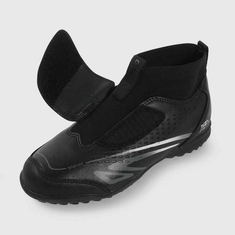Zapatilla de Fútbol Negra de Niño talla 28 a 38