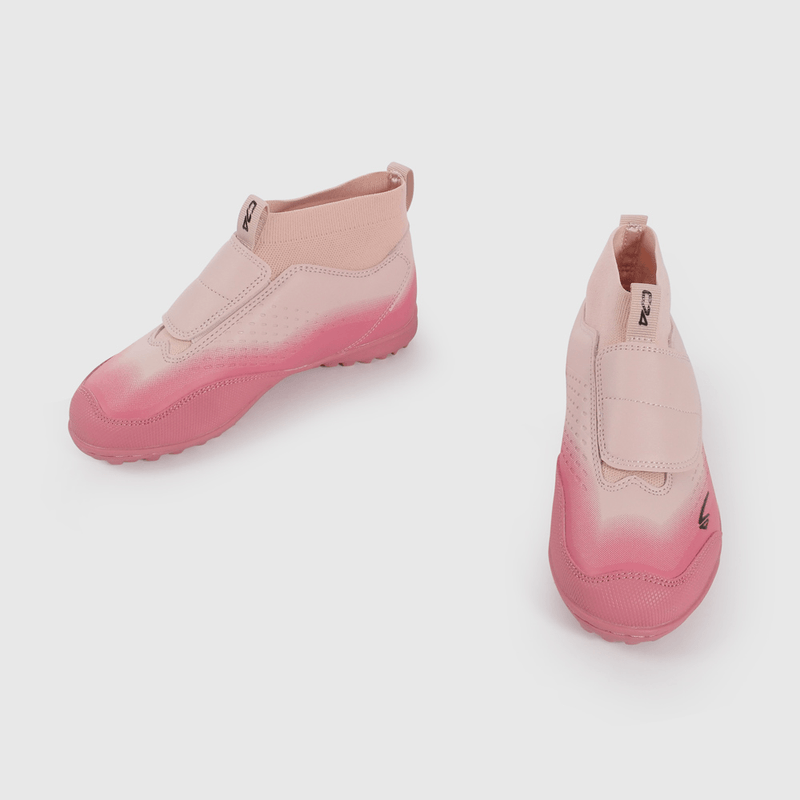 Zapatilla De Fútbol Rosada de Niño talla 28 a 38