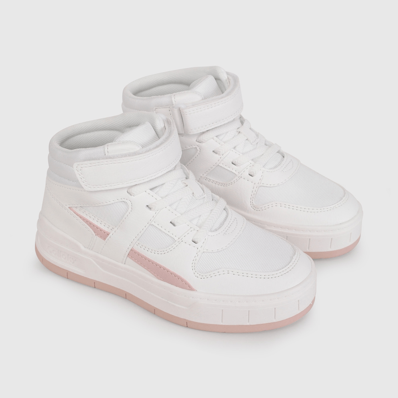 Zapatilla Urbana de Caña Alta Blanca de Niño talla 28 a 38