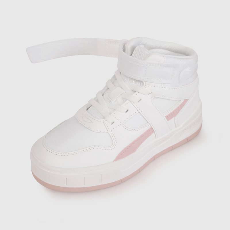 Zapatilla Urbana de Caña Alta Blanca de Niño talla 28 a 38