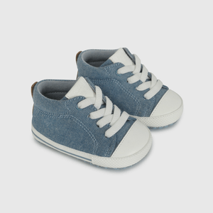 Zapatilla Urbana Caña Alta Azul  de Bebé talla 14 a 18