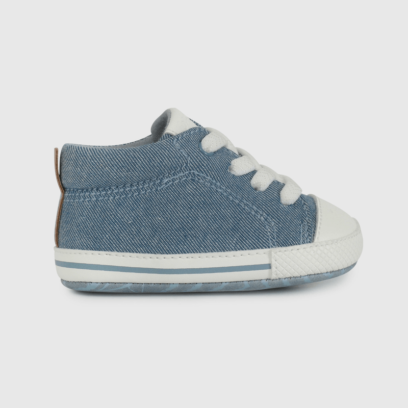 Zapatilla Urbana Caña Alta Azul  de Bebé talla 14 a 18