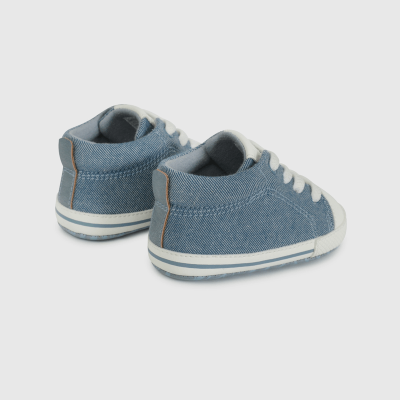 Zapatilla Urbana Caña Alta Azul  de Bebé talla 14 a 18