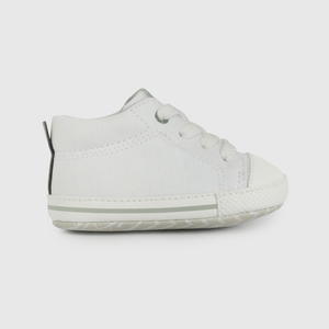Zapatilla Urbana Caña Alta Blanca de Bebé talla 14 a 18