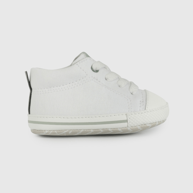 Zapatilla Urbana Caña Alta Blanca de Bebé talla 14 a 18