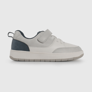 Zapatilla Urbana Skate Blanca y Gris de Niño talla 28 a 38