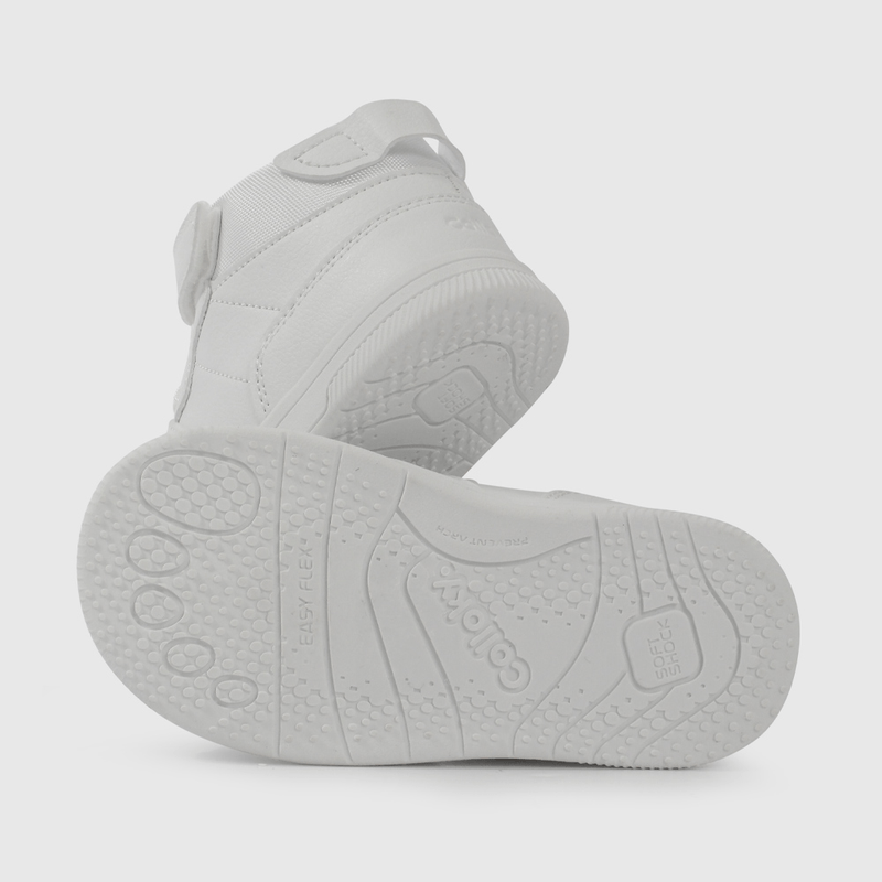 Zapatilla Urbana Blanca Caña Alta de Caminante talla 21 a 27