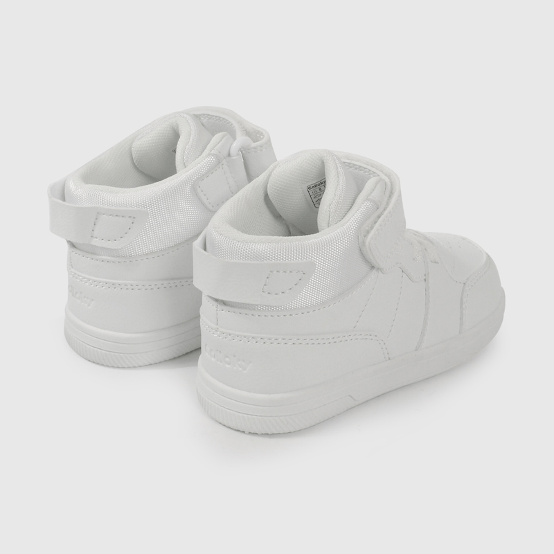 Zapatilla Urbana Blanca Caña Alta de Caminante talla 21 a 27