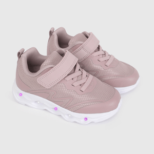 Zapatilla de Luces Rosada de Caminante talla 21 a 27