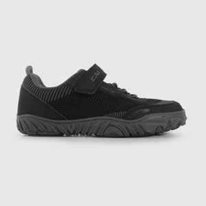 Zapatilla Outdoor de Niño Flexible Negra Talla 28 al 38 con Velcro