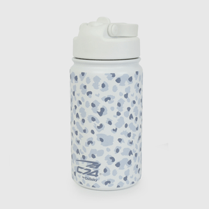 Botella Celeste Flores de Niña talla Única