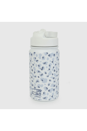 Botella Celeste Flores de Niña talla Única