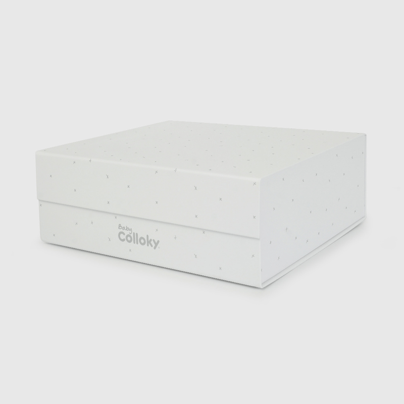 Caja De Regalo Blanca Plegable de New born talla Única