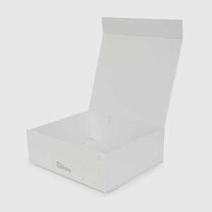 Caja De Regalo Blanca Plegable de New born talla Única