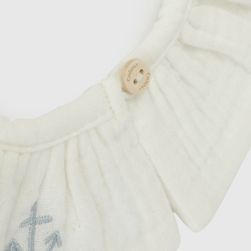 Cuello Blanco Marinero de Bebé de New born talla Única