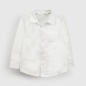 Camisa Blanca Oxford De Niño Infantil talla 3/6 M a 24m/36 M