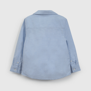 Camisa Celeste Oxford De Niño Infantil talla 3/6 M a 24m/36 M