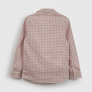 Camisa 18 Rojo Cuadrille de Niño talla 3 a 12 añoss