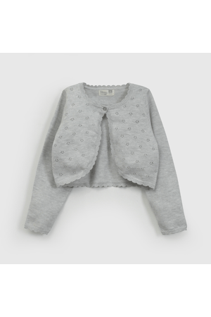 Chaleco Gris de Niña Infantil talla 3/6 M a 24m/36 M