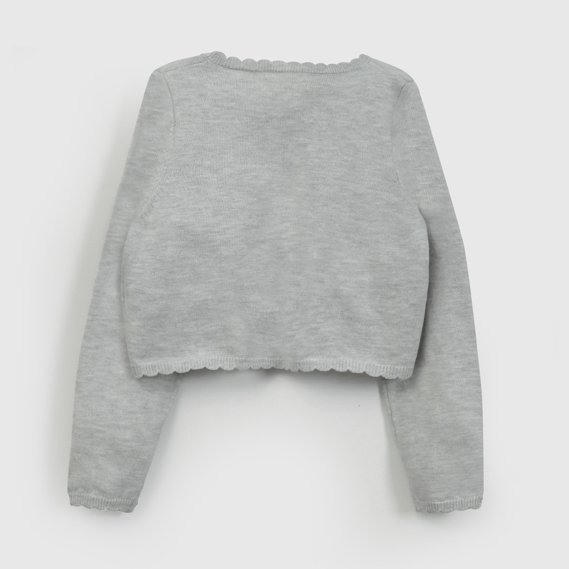 Chaleco Gris de Niña Infantil talla 3/6 M a 24m/36 M