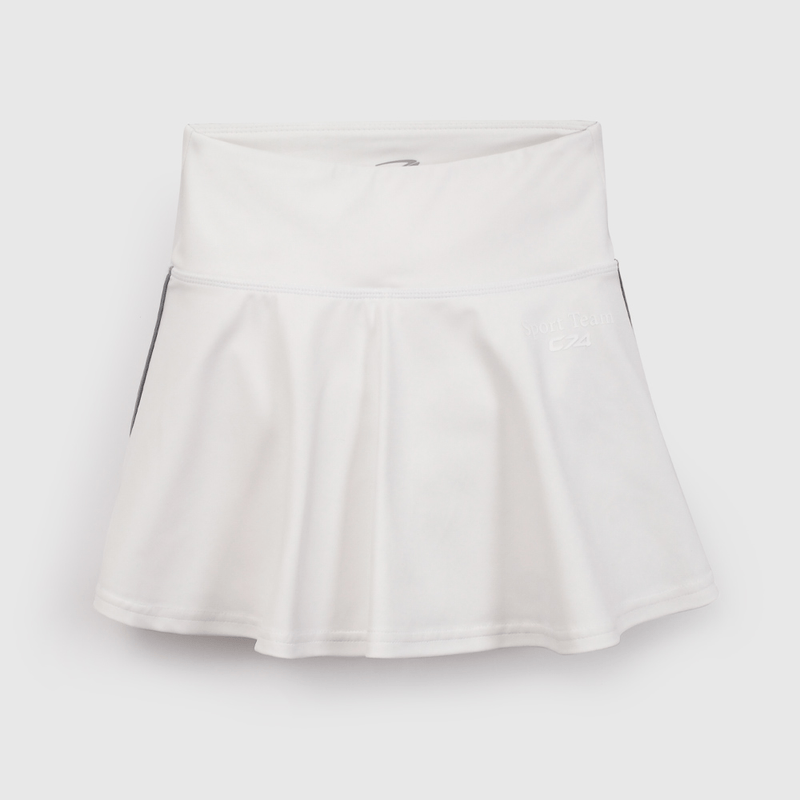 Falda Blanca Deportiva de Niña talla 3 a 12 añoss