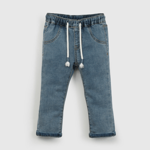 Jeans Azul Elasticado De Niño Infantil talla 3/6 M a 24m/36 M