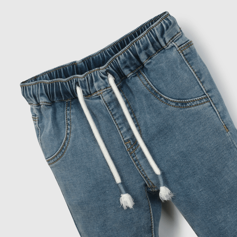 Jeans Azul Elasticado De Niño Infantil talla 3/6 M a 24m/36 M