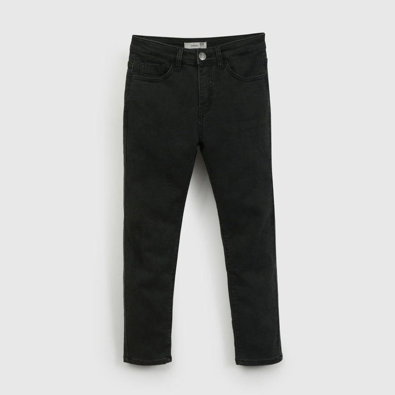 Jeans Negro Elasticado de Niño talla 3 a 12 añoss