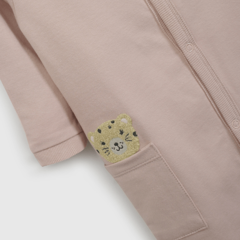 Osito Rosado Jungla de Bebé de New born talla RN a 6/9 M