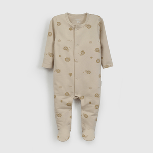 Osito Beige Estampado de Bebé de New born talla RN a 6/9 M
