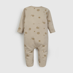 Osito Beige Estampado de Bebé de New born talla RN a 6/9 M