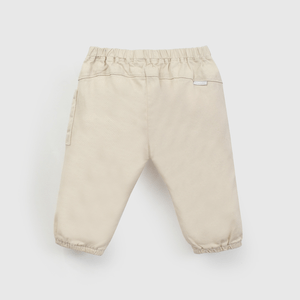Pantalón Beige Gabardina de Bebé Unisex de New born talla 0/3 M a 09/12M