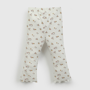 Pata Blanca Flores de Niña Infantil talla 3/6 M a 24m/36 M
